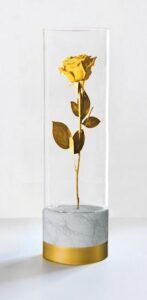 “Rosa de oro” de Degussa