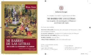 Invitación Barrio de las Letras