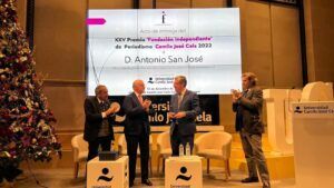 Antonio San José recibe el XXV Premio “Fundación Independiente”