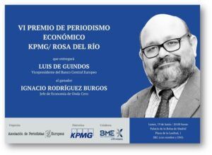 VI Premio de Periodismo Económico 'KPMG/Rosa del Río'