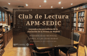 Nace el Club de Lectura APM SEDIC para amantes del periodismo en Madrid