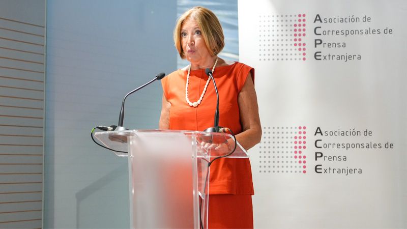 Elisa Loncán en los Premios de Periodismo Internacional 2026