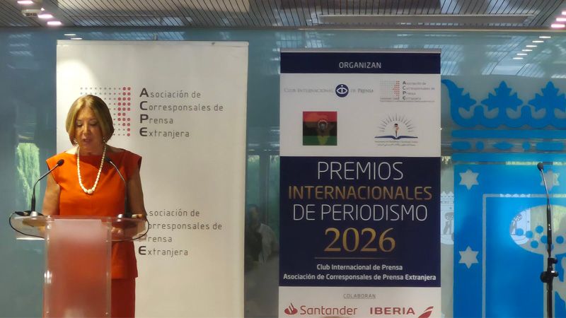 Elisa Loncán en los Premios de Periodismo Internacional 2026
